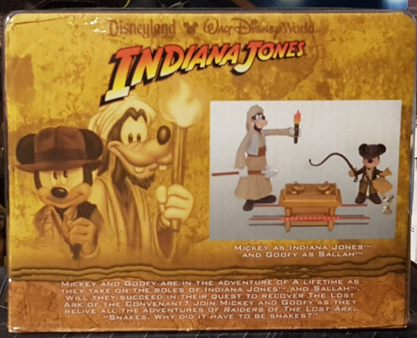 Indiana Jones and the Temple of Doom Mickey and Goofy Disneyland Exclusive Collectible Figures Set