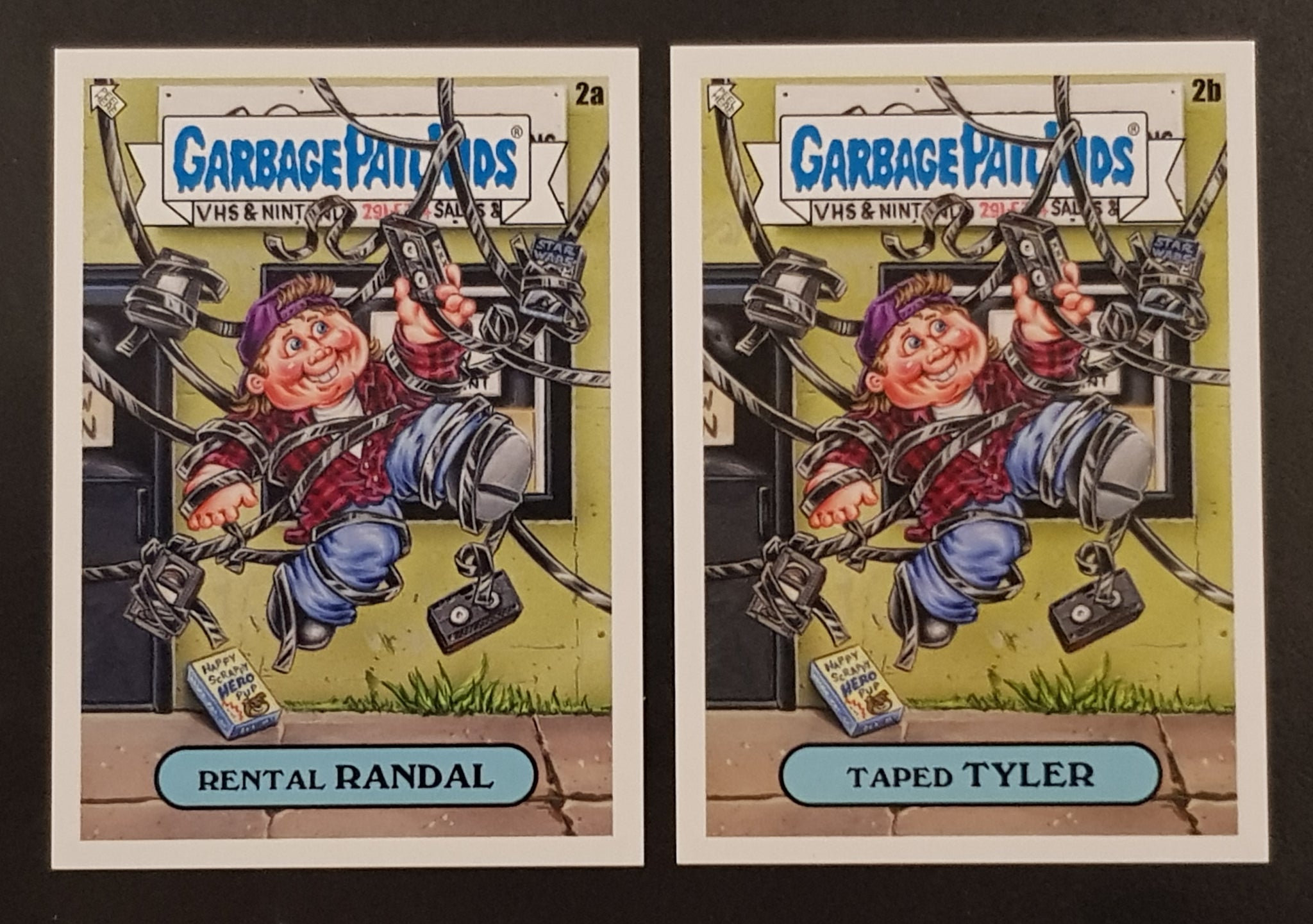 Garbage Pail Kids GPK x View Askew Rental Randal/Taped Tyler #2a/b Base Trading Card Set