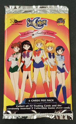 2000 Dart Sailor Moon Archival Sealed Trading Card Pack