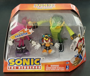 Sonic the Hedgehog Team Chaotix Action Figure Multi-Pack (Espio, Charmy Bee and Vector)