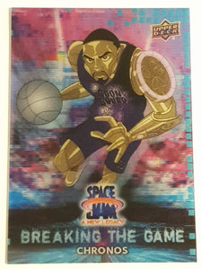 2021 Upper Deck Space Jam A New Legacy Breaking the Game Chronos #3D-9 Lenticular Trading Card