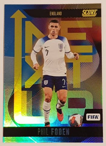 2023-24 Panini Score FIFA Phil Foden Next Up #13 Trading Card (Case Hit)