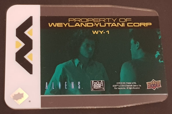 2018 Upper Deck Aliens Weyland-Yutani Space Corp #WY-1-WY-11 Plexiglass Trading Card Insert Set