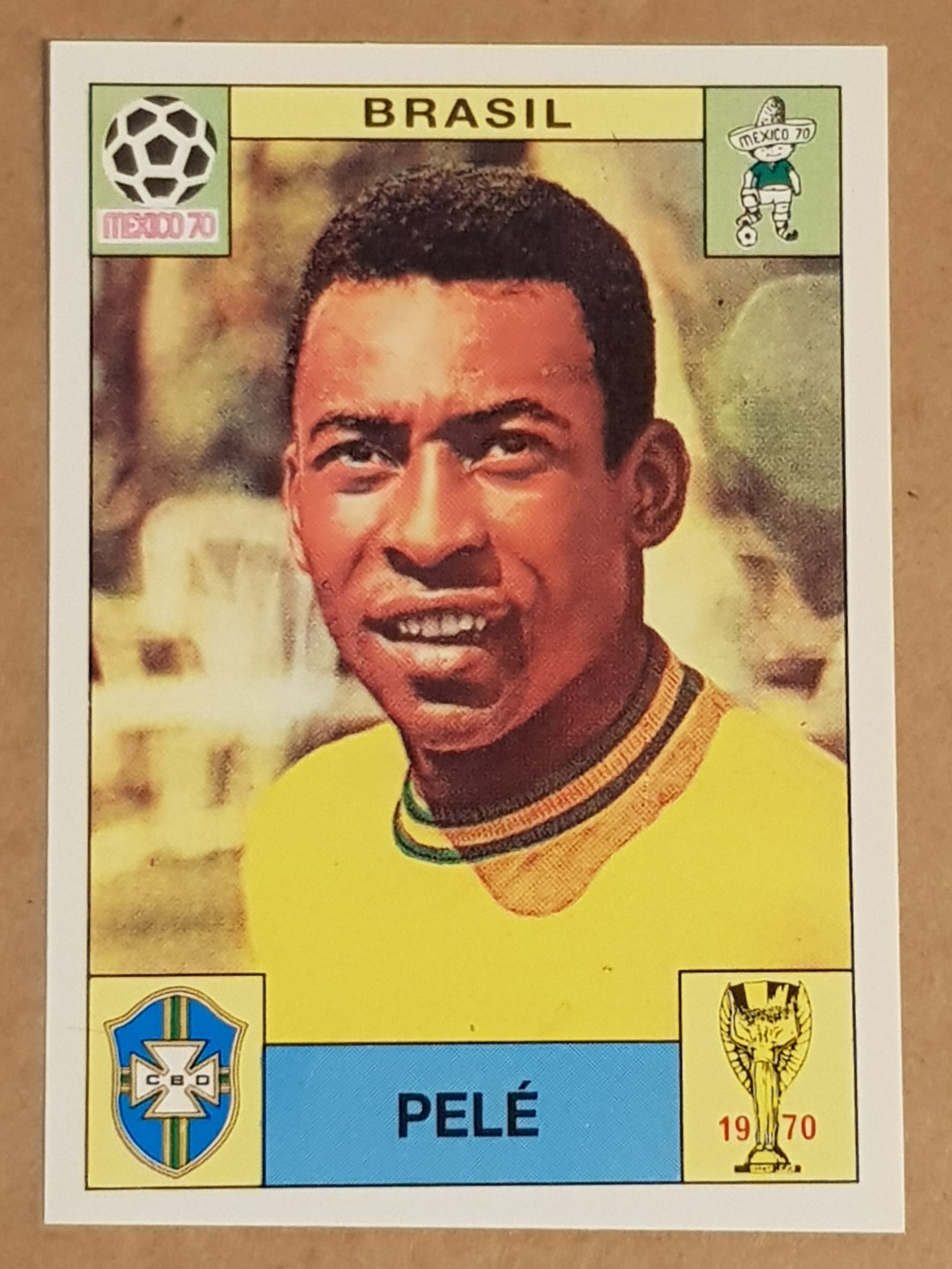 1994 Panini World Cup Story Sonric's Pele #38 Sticker