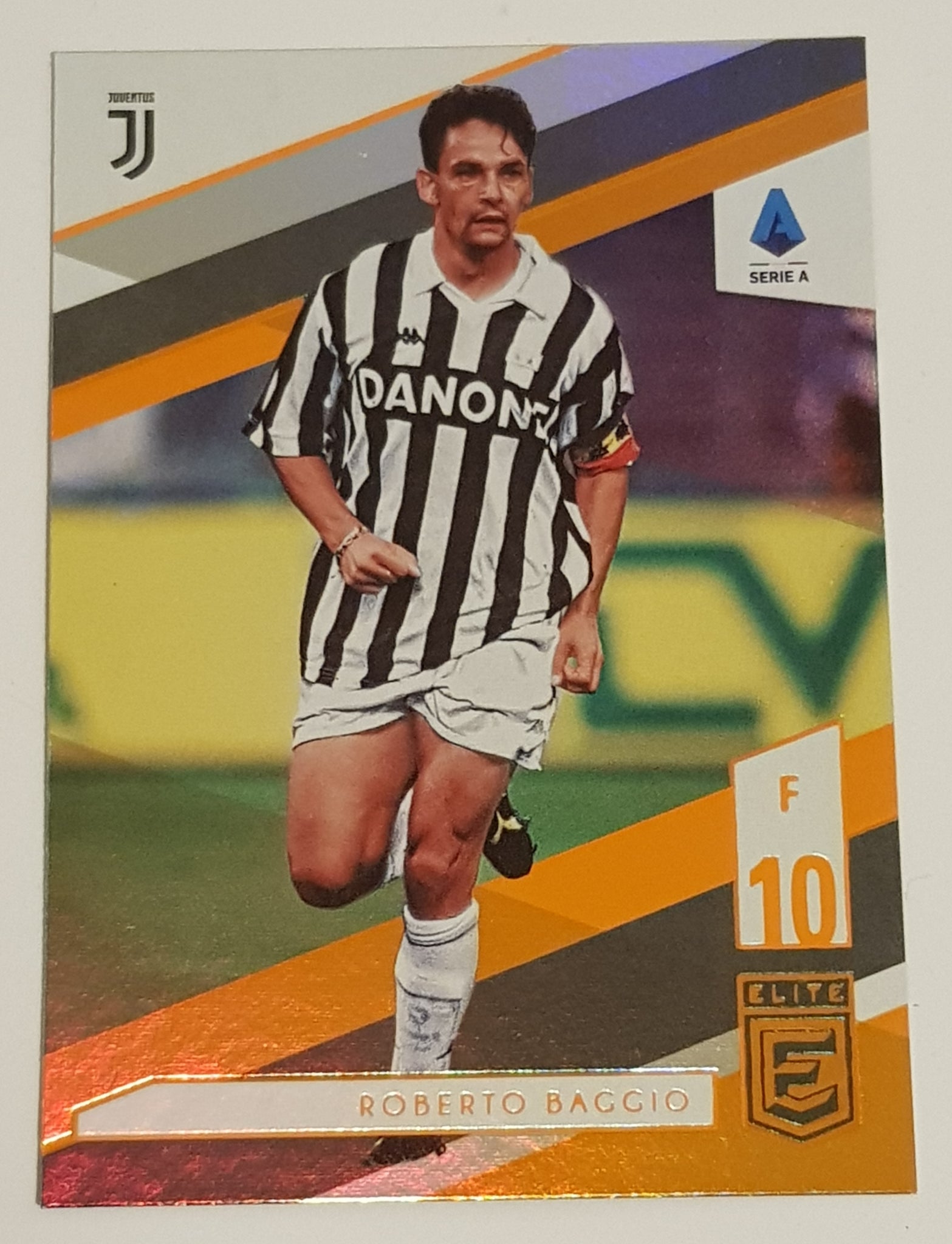 2019-20 Panini Chronicles Elite Soccer Roberto Baggio #E-26 Orange Parallel Trading Card