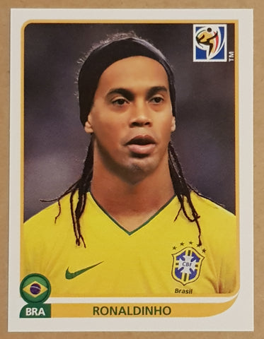 2010 Panini FIFA World Cup South Africa Ronaldinho #500 Sticker