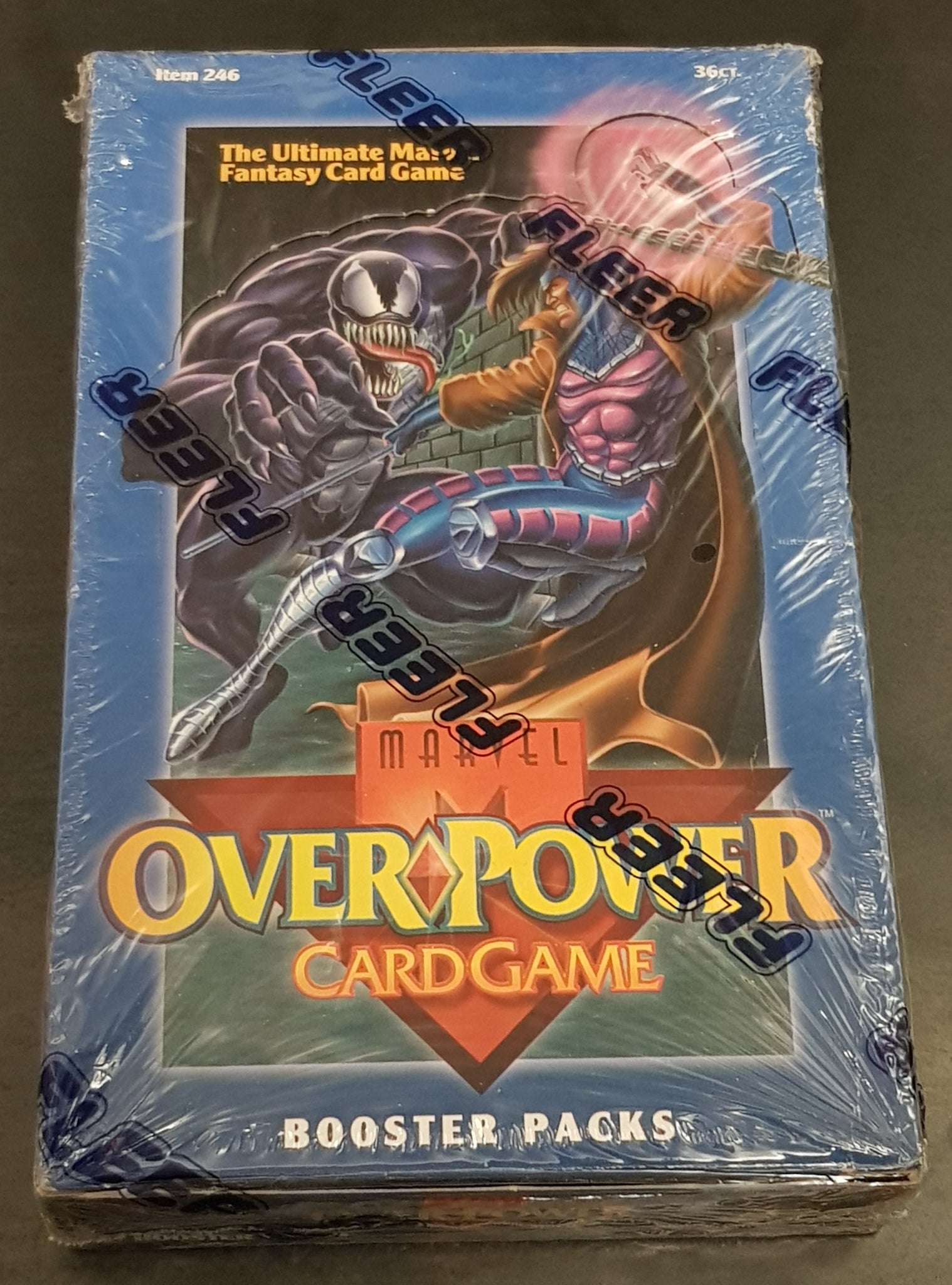 1995 Marvel OverPower Trading Card Game Sealed Booster Box