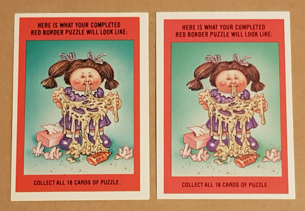 Garbage Pail Kids Original Series 2 #44a/b - Sy Clops/One-Eyed Jack Sticker Set (1st Print/Matte)