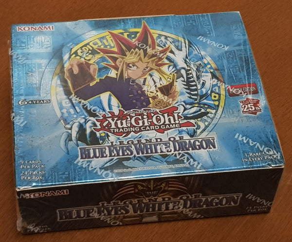 Yu-Gi-Oh! Legend of Blue-Eyes White Dragon 25th Anniversary Edition Sealed Booster Box