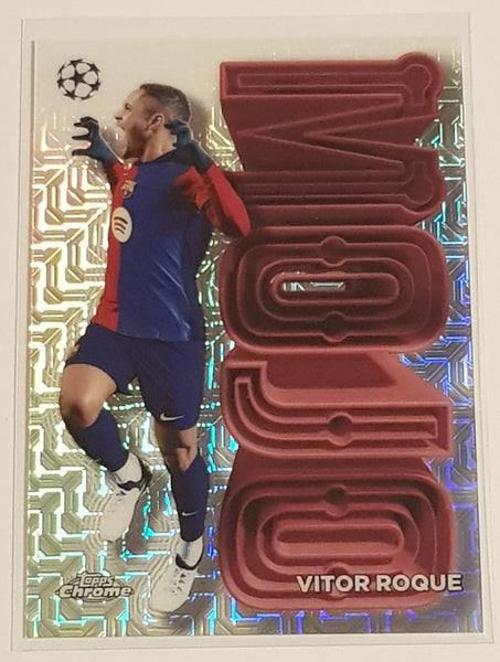 2024-25 Topps UEFA Club Competitions Flagship Edition Vitor Roque Mojo #MJ-9 Trading Card (Case Hit)