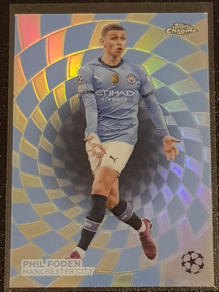 2024-25 Topps UEFA Club Competitions Flagship Edition Phil Foden Mind Game #MG-11 Trading Card (Case Hit)