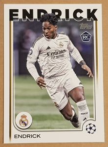 2024-25 Topps UEFA Club Competitions Flagship Edition Endrick #100 Rookie Card (Case Hit)