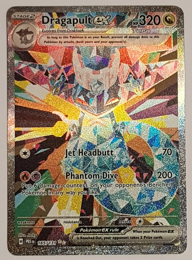 dragapult ex pokemon card Pokemon Scarlet and Violet Prismatic Evolutions Dragapult Ex #165/131 – Rotterdam Comics