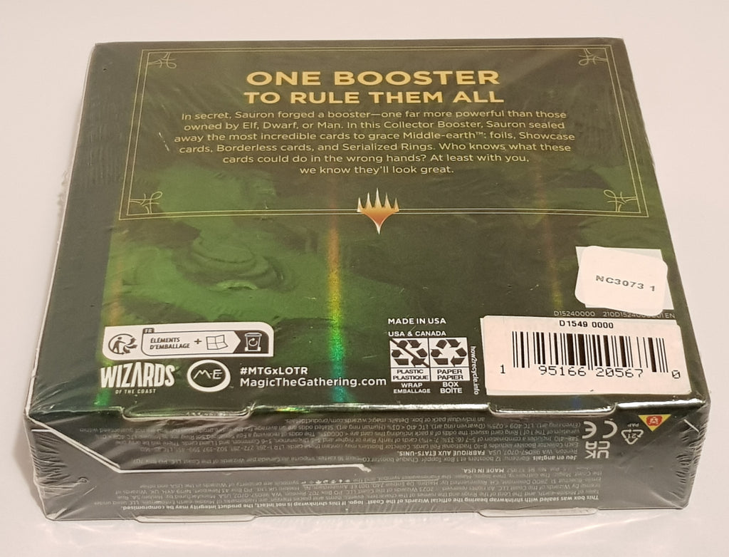 Magic: The Gathering - The Lord Of The Rings: Tales Of Middle-Earth Collector Booster Pack (Sealed) Magic: The Gathering - The Lord Of The Rings: Tales Of Middle-Earth Collector Booster Pack (Sealed)