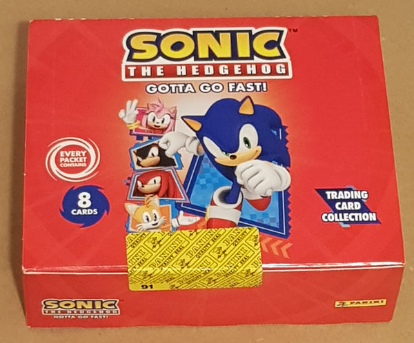 2024 Panini Sonic the Hedgehog Gotta Go Fast! Trading Card Collection Sealed Box (18 Packs)