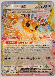 Pokemon Scarlet and Violet Prismatic Evolutions Eevee Ex #075/131 Doub Rotterdam Comics Pokemon Scarlet and Violet Prismatic Evolutions Eevee Ex #075/131 Doub Rotterdam Comics