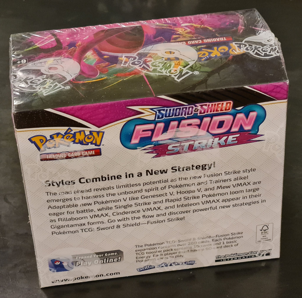 Pokemon Sword and Shield Fusion Strike Sealed Booster Box Rotterdam Comics Pokemon Sword and Shield Fusion Strike Sealed Booster Box Rotterdam Comics