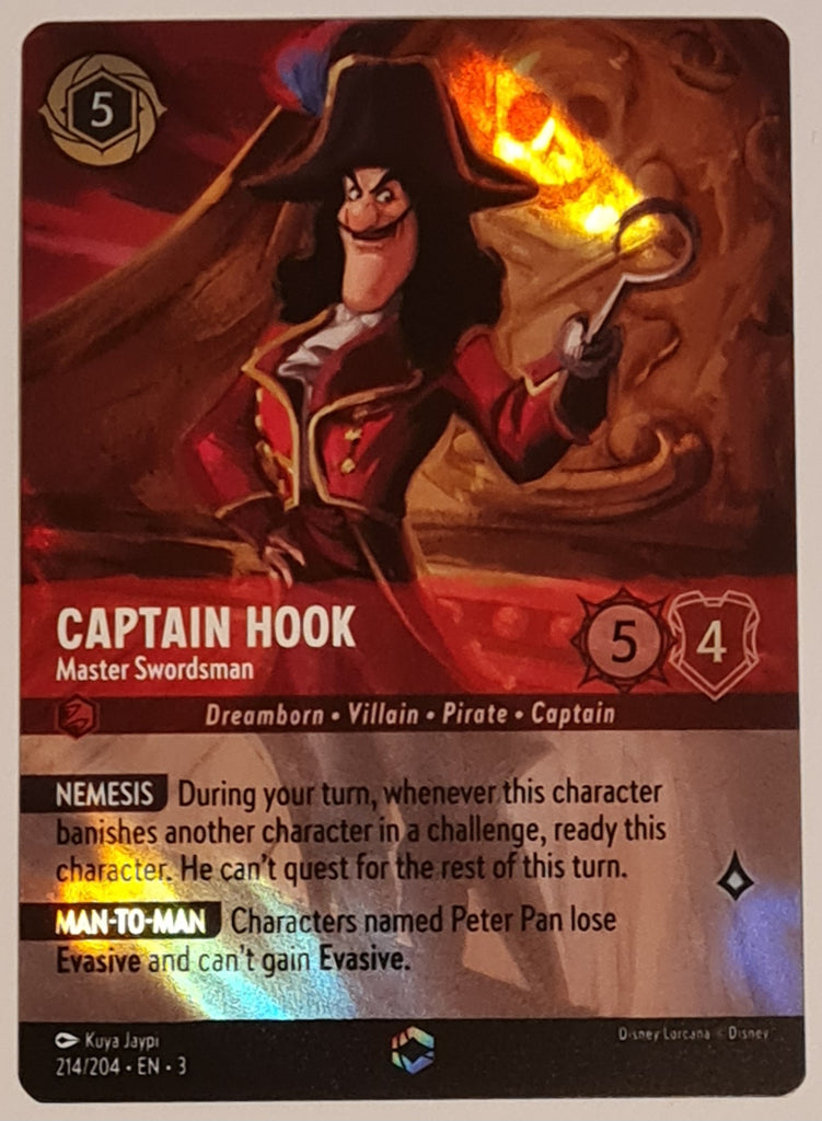 Disney Lorcana Into the Inklands Captain Hook Master Swordsman V.2. #2 Rotterdam Comics Disney Lorcana Into the Inklands Captain Hook Master Swordsman V.2. #2 Rotterdam Comics