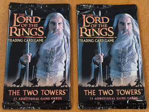 Lord of the Rings Trading Card Game The Two Towers Sealed Booster Pack