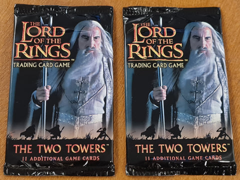 Lord of the Rings Trading Card Game The Two Towers Sealed Booster Pack