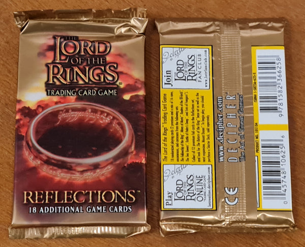 Lord of the Rings Trading Card Game Reflections Sealed Booster Pack