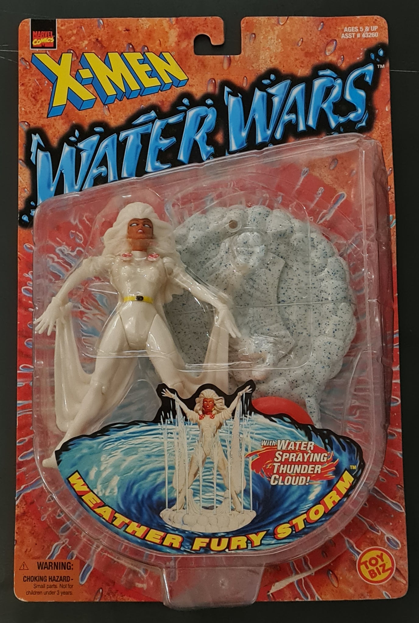 X-Men Water Wars Weather Fury Storm w/ Water Spraying Thunder Cloud Action Figure