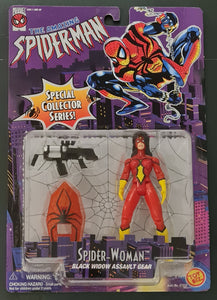 Amazing Spider-Man Spider-Woman w/ Black Widow Assault Gear Action Figure