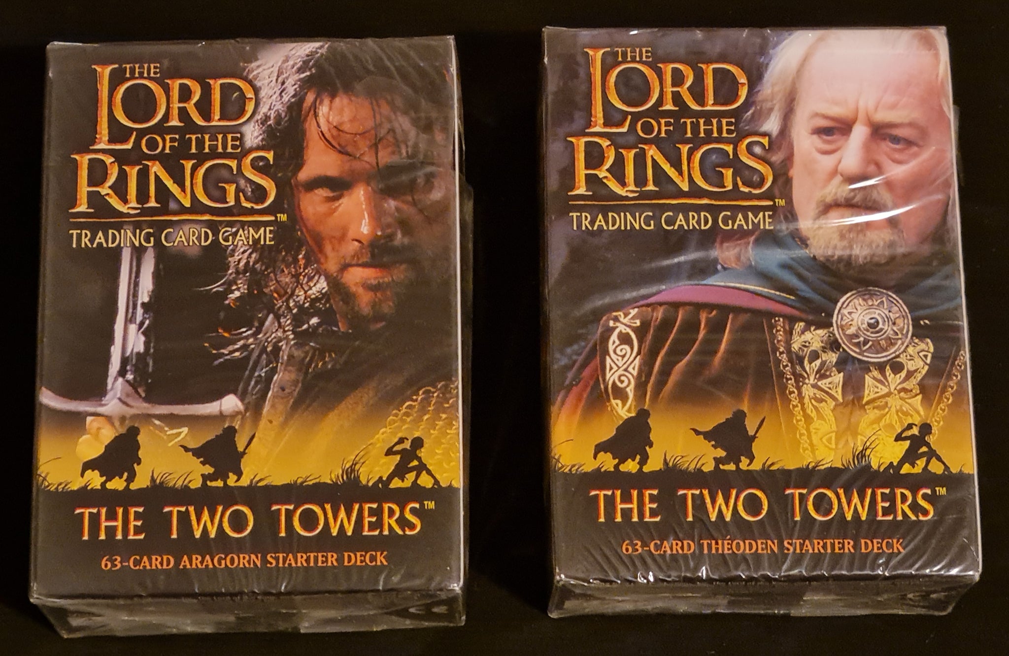 Lord of the Rings Trading Card Game The Two Towers Sealed (2) Starter Deck Set (Aragorn + Theoden)