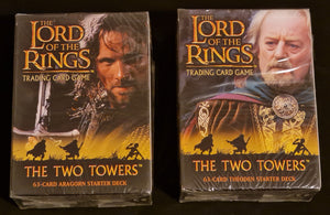 Lord of the Rings Trading Card Game The Two Towers Sealed (2) Starter Deck Set (Aragorn + Theoden)