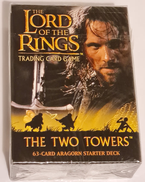 Lord of the Rings Trading Card Game The Two Towers Sealed (2) Starter Deck Set (Aragorn + Theoden)