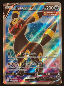 Pokemon Sword and Shield Evolving Skies Umbreon V #188/203 Ultra Rare Holo Trading Card
