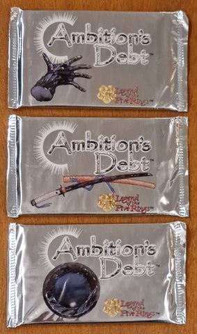 Legend of the Five Rings - Ambition's Debt Sealed Vintage Booster Pack