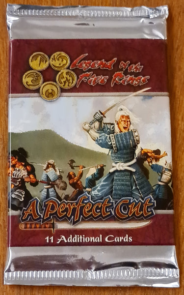 Legend of the Five Rings - A Perfect Cut Sealed Vintage Booster Pack