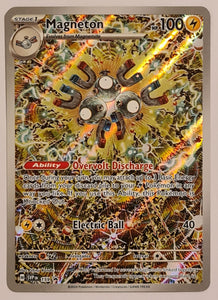Pokemon Scarlet and Violet Surging Sparks Magneton #SVP159 ETB Black Star Promo Holo Trading Card