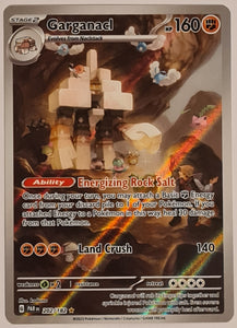 Pokemon Scarlet and Violet Paradox Rift Garganacl #202/182 Illustration Rare Holo Trading Card