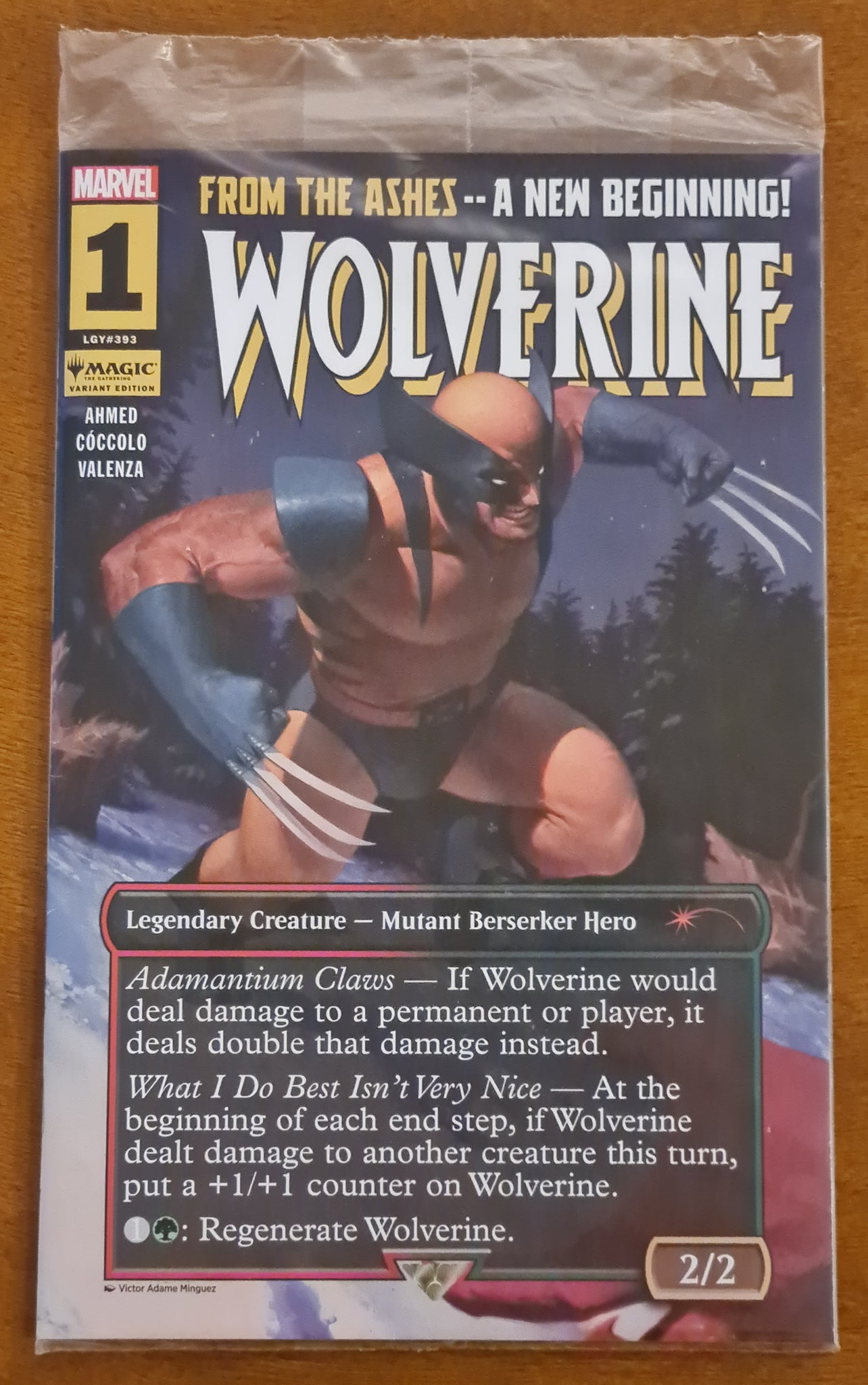 Wolverine #1 NM- NYCC Magic the Gathering Panel Variant (Sealed)