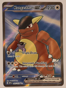 Pokemon Scarlet and Violet Mew 151 Kangaskhan Ex #190/165 Ultra Rare Holo Trading Card