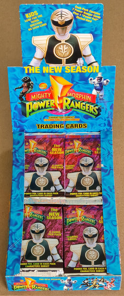 1994 Mighty Morphin Power Rangers the New Season Sealed Trading Cards Pack