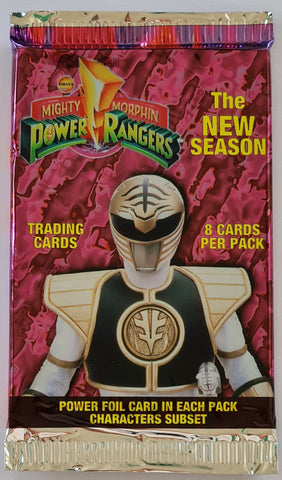 1994 Mighty Morphin Power Rangers the New Season Sealed Trading Cards Pack