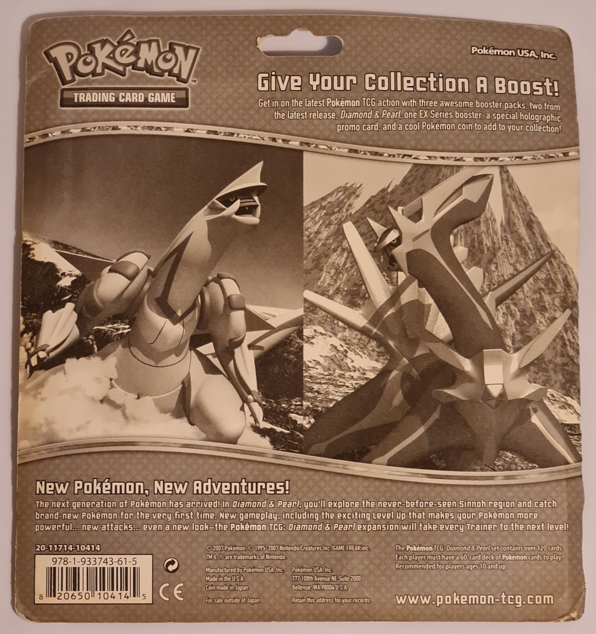 Pokemon Diamond and Pearl/Ex Crystal Guardians Sealed 3-Booster Bliste –  Rotterdam Comics