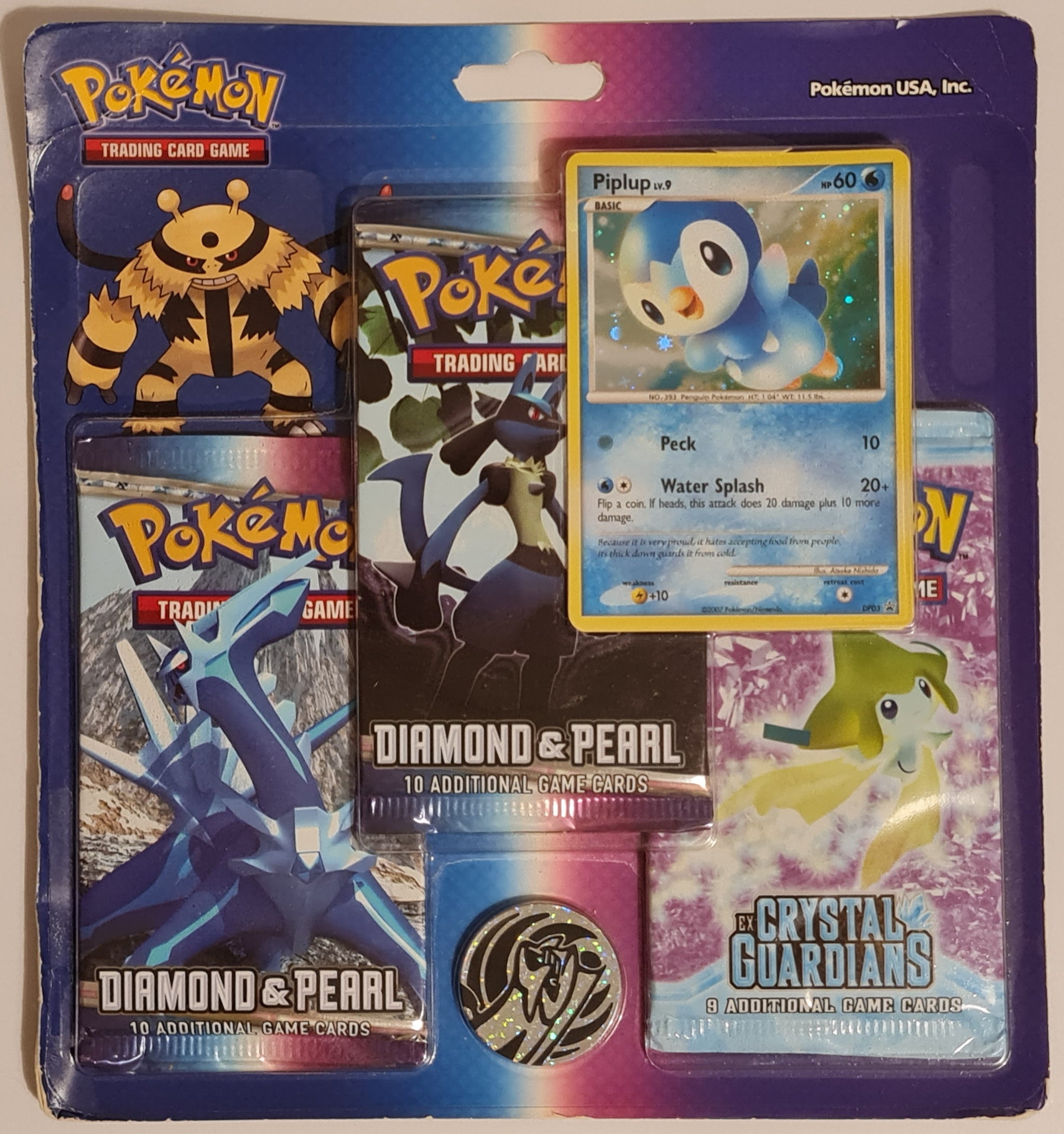 Pokemon Diamond and Pearl/Ex Crystal Guardians Sealed 3-Booster Bliste Rotterdam Comics Pokemon Diamond and Pearl/Ex Crystal Guardians Sealed 3-Booster Bliste Rotterdam Comics