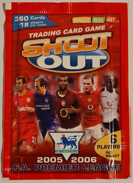 2005-2006 Magic Box Int. Shoot Out F.A. Premier League Sealed Trading Card Game Booster Pack
