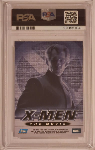 2000 Topps X-Men Movie Sir Ian McKellen PSA 9/AUTO 9 Authentic Autograph Card