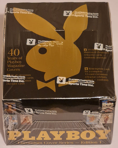 1994 Playboy Chromium Cover Cards Series - Edition 1 Sealed Trading Cards Box