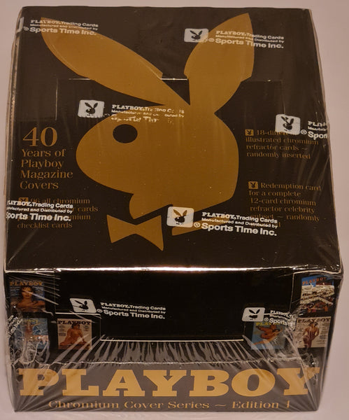 1994 Playboy Chromium Cover Cards Series - Edition 1 Sealed Trading Cards Box