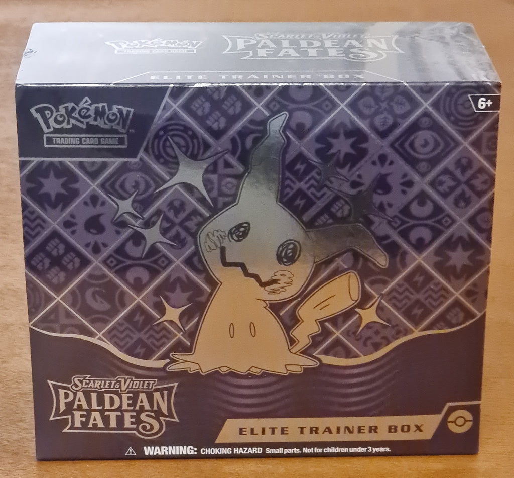 pokemon trading card game paldean fates elite trainer box Pokemon Scarlet and Violet Paldean Fates Sealed Elite Trainer Box – Rotterdam Comics