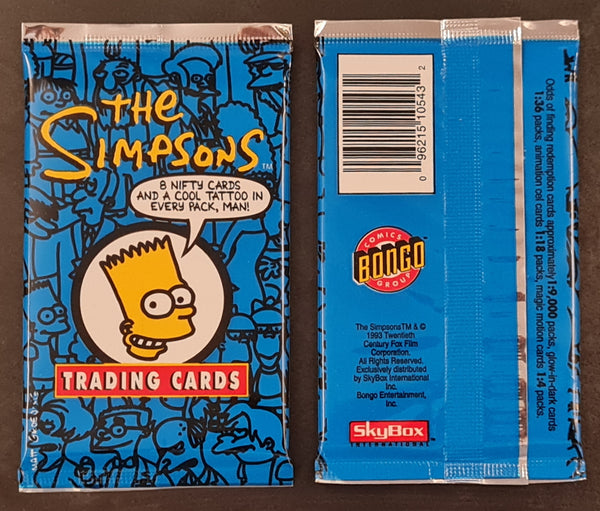 1993 Simpsons Series 1 Sealed Trading Card Pack