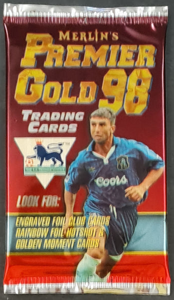 Merlin's Premier Gold 98 Sealed Trading Card Pack