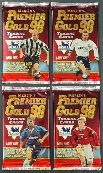 Merlin's Premier Gold 98 Sealed Trading Card Pack