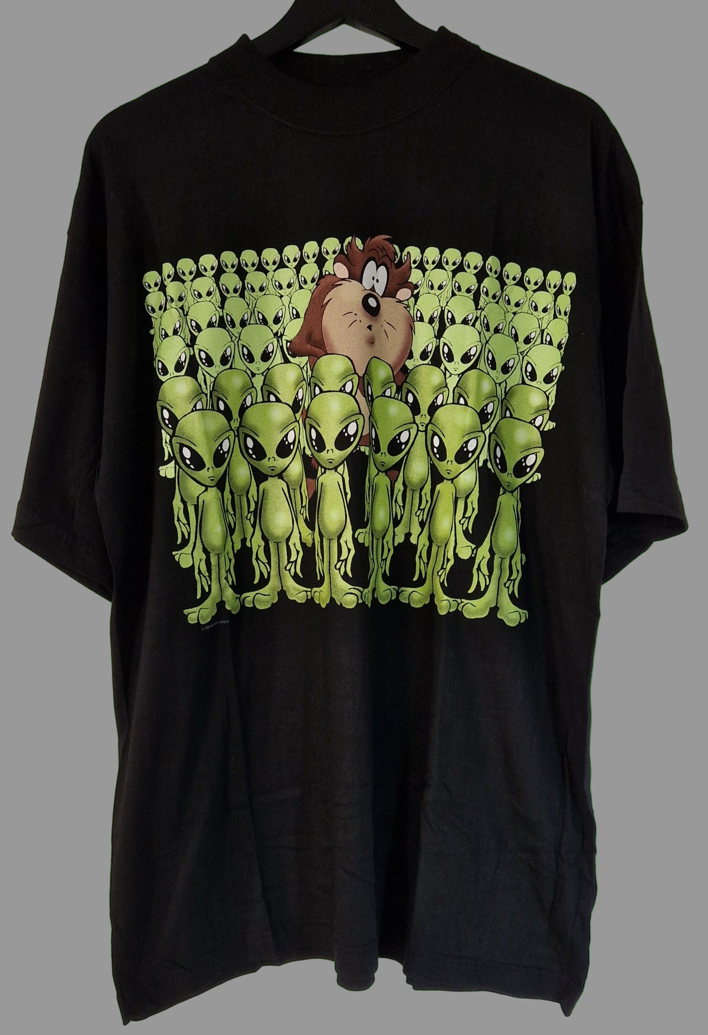 Camiseta "The Spirit" de 1994 - "Will Eisner Kitchen Sink" (talla L, blanca, vintage)